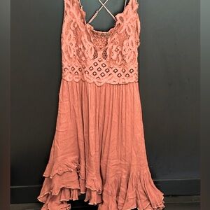 Free people slip dress size Large